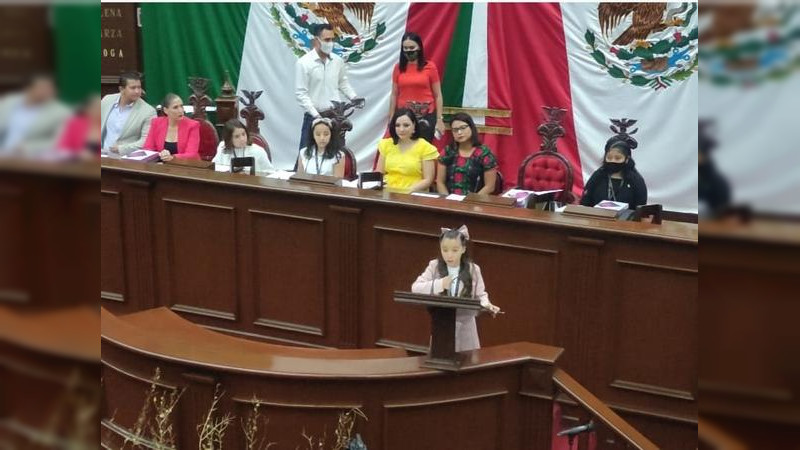 Feminicidios y desapariciones forzadas temas abordados por el Parlamento Infantil   