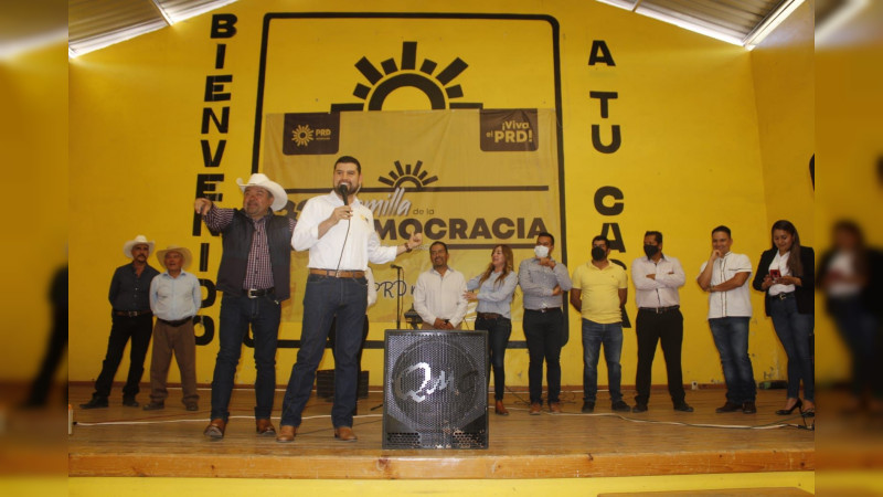 Con orgullo, municipios celebran 33 años del PRD: Octavio Ocampo 