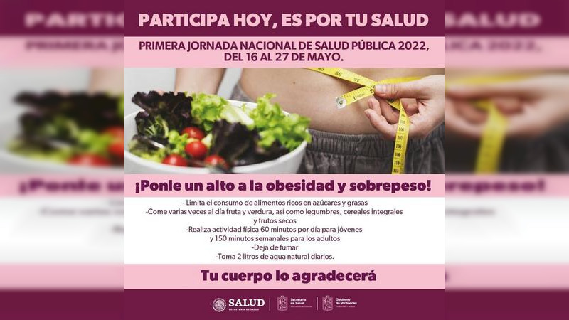 Arrancará en Michoacán Primera Jornada Nacional de Salud Pública
