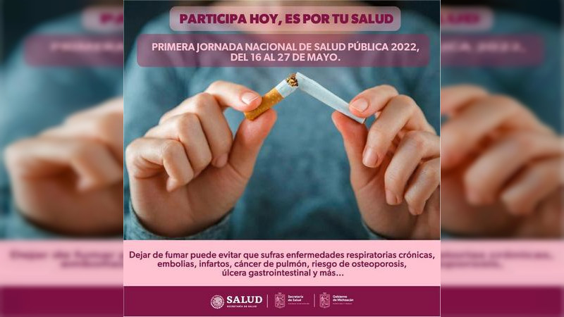 Arrancará en Michoacán Primera Jornada Nacional de Salud Pública