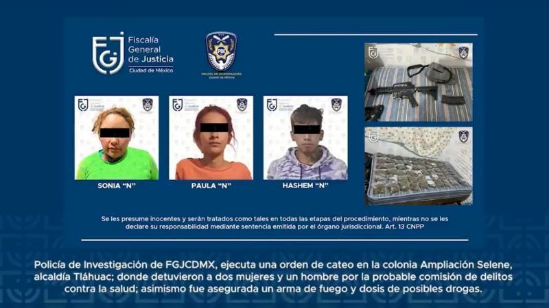 Detienen a “La Narcosicaria”, presunta operadora del Cártel de Sinaloa en la CDMX 
