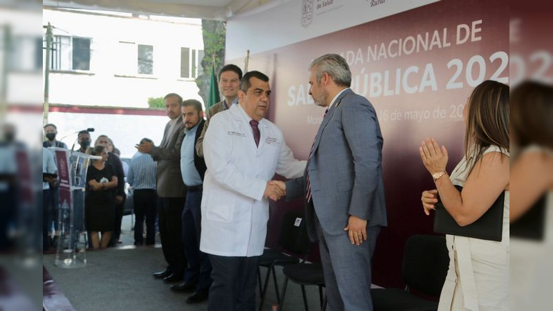 Jornada Nacional de Salud es inaugurada por Bedolla 