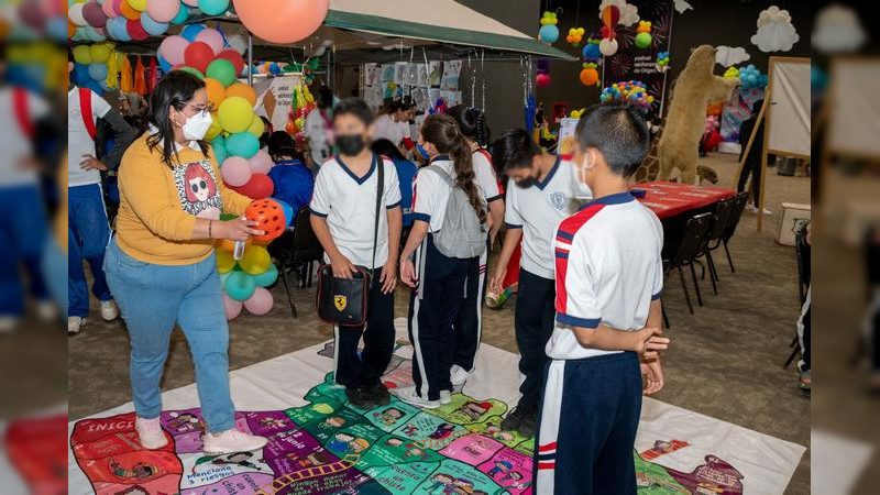 DIF Michoacán difunde los derechos de las niñas, niños y adolescentes con juegos interactivos  