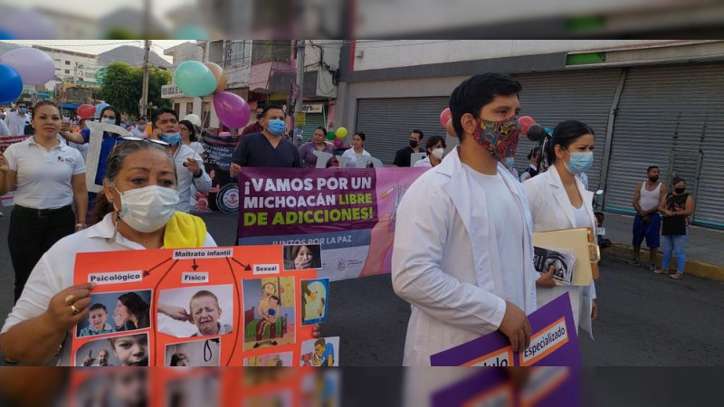 Jornada Nacional de Salud Pública da inicio en Jurisdicción Sanitaria de Apatzingán y Aguililla 