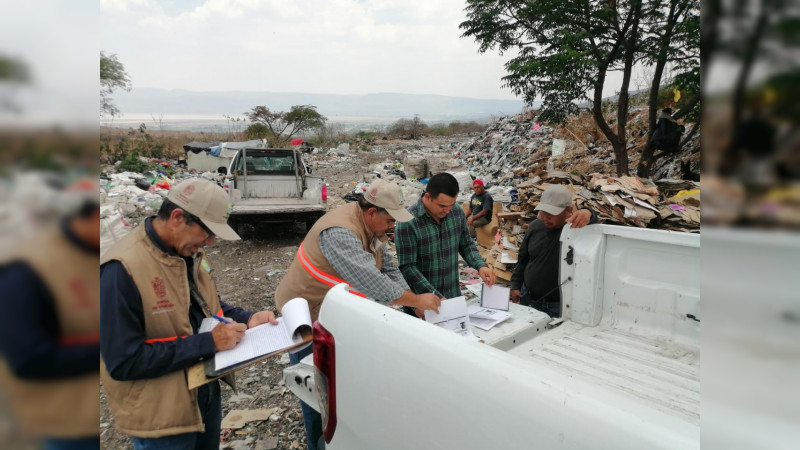 Inspecciona Proam tiradero a cielo abierto de Huandacareo  