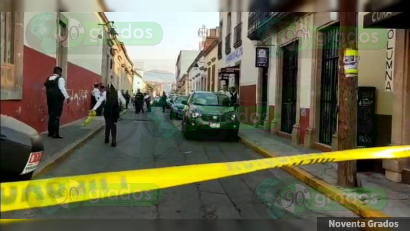 Identifican como  empresario de espectáculos al asesinado en centro de Morelia, Michoacán