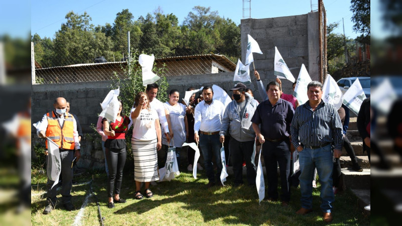 Lleva Gobierno de Pátzcuaro obra a Escuela  de zona vulnerable 