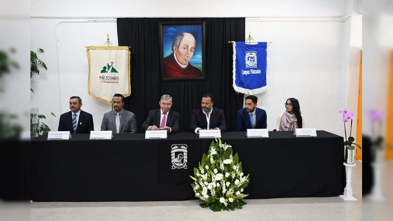 Firman Convenio de Colaboración Ayuntamiento de Pátzcuaro y Universidad Vasco de Quiroga