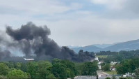 Se registran fuertes explosiones en inmediaciones del Aeropuerto de Ginebra, Suiza
