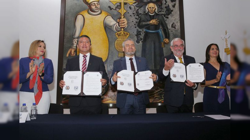 UNAM y Gobierno de Michoacán, acuerda colaboración por el desarrollo 