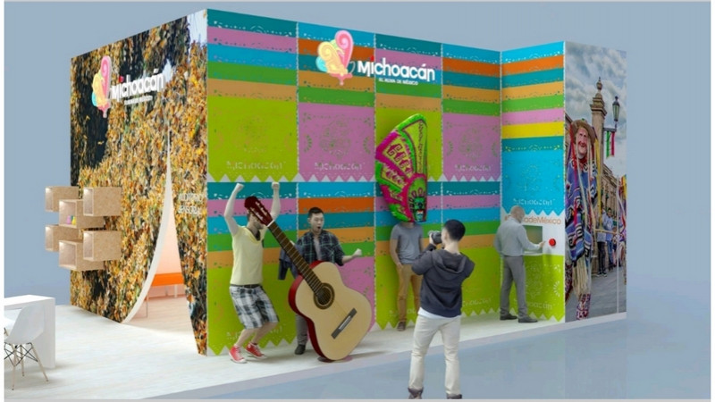Multisensorial, el estand de Michoacán en Tianguis Turístico 2022