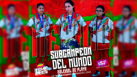 Jóvenes morelianas del equipo de voleibol mexicano, ganan subcampeonato mundial en Francia