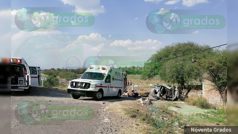 Fatal accidente en San Miguel de Allende deja 5 muertos y 4 heridos 