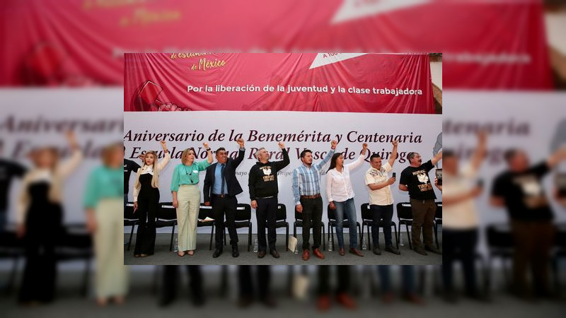 SEE reconoce 100 años de formación docente en Normal de Tiripetío 