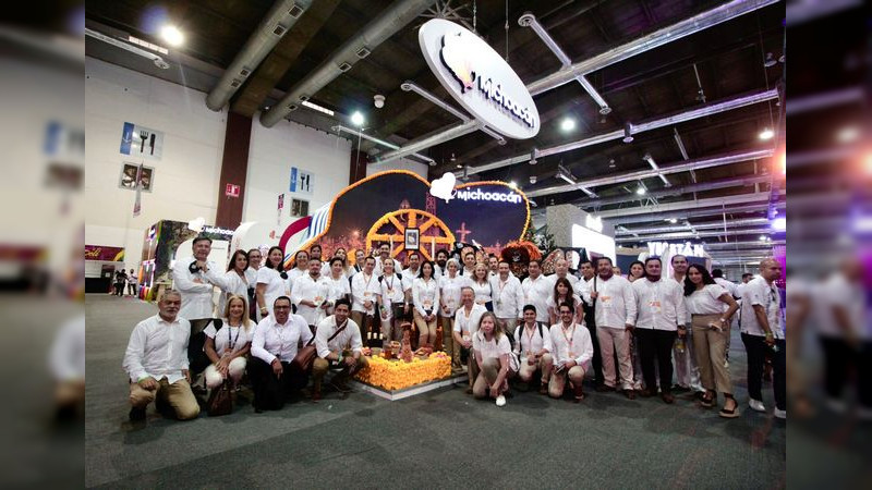 Actividades en Pabellón Michoacano dan inicio en el Tianguis Turístico de México 