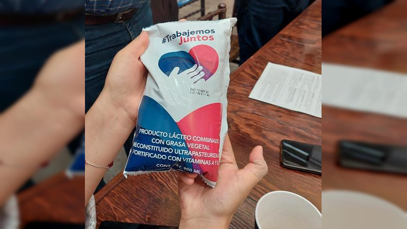 A 10 pesos el producto lácteo que el PAN ofrecerá a la ciudadanía 