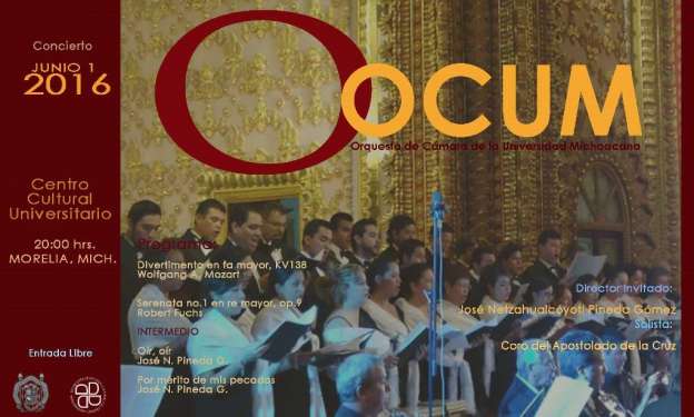 La Orquesta de Cámara de la UMSNH inicia junio con concierto 