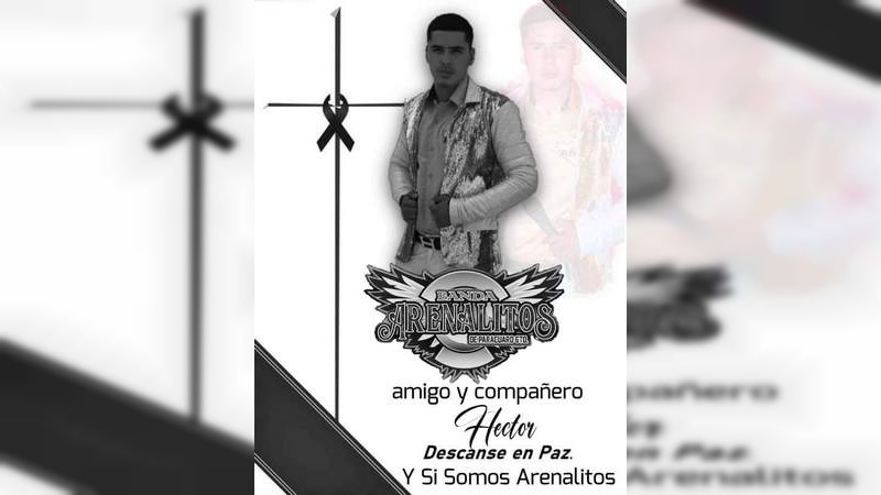 Fallece en accidente vehicular el vocalista de Banda Arenalitos de Parácuaro