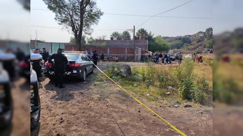 Doble homicidio en la colonia Presa de los Reyes; en Morelia, Michoacán 