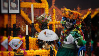 Con altar de Noche de Muertos, Pátzcuaro tiene presencia en el Tianguis Turístico de Acapulco 2022