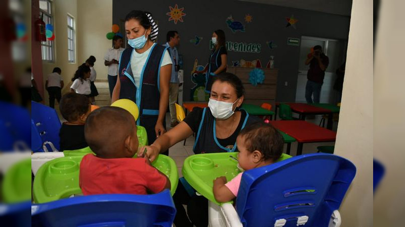 DIF Michoacán abre dos estancias para hijas e hijos de jornaleros en Apatzingán y Buenavista 