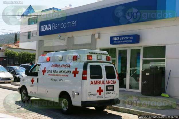Morelia: Asaltan banco en Altozano; sospechosos logran huir  