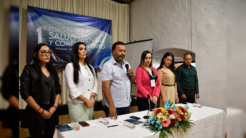 Inaugura  Julio Arreola el 1er. Foro de Psicología, Salud Mental y Confinamiento en Pátzcuaro 