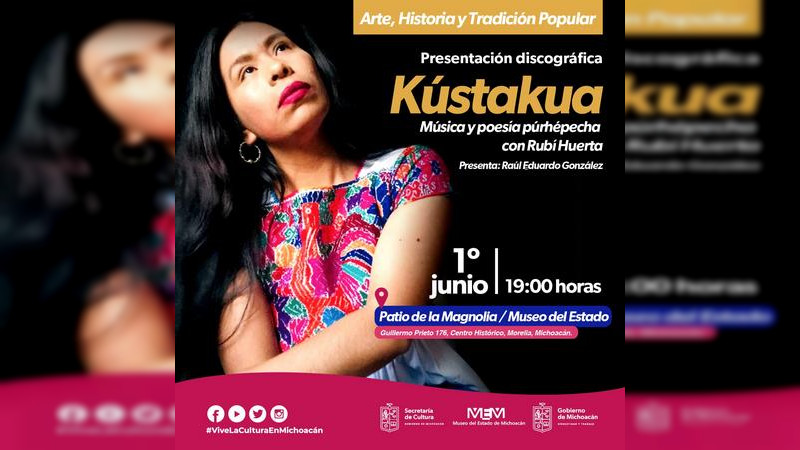 Museo del Estado de Michoacán presenta música p'urhépecha con el grupo Kústakua 