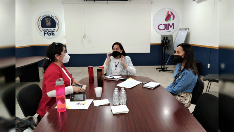 Acuerdan CJIM y CRIT Michoacán acciones para atender a mujeres víctimas de violencia 