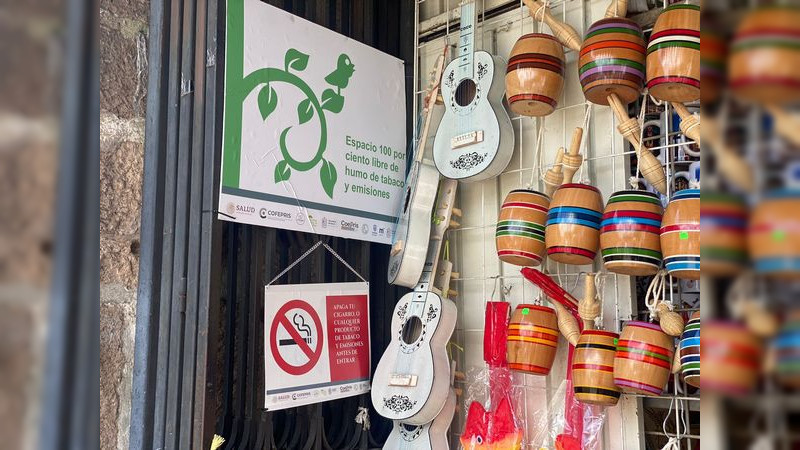 El Mercado de Dulces de Morelia fue declarado Edificio 100% Libre de Humo de Tabaco 