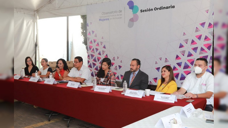 IEM asume presidencia del observatorio de participación política de las mujeres en Michoacán 
