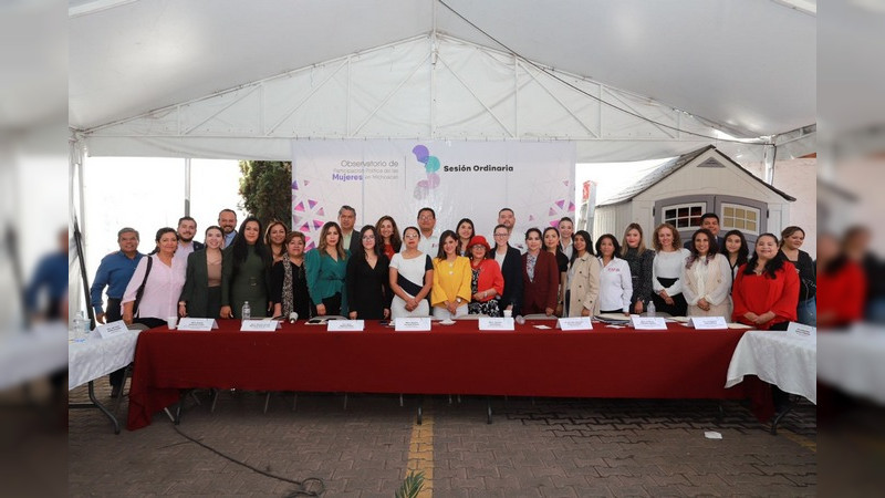 IEM asume presidencia del observatorio de participación política de las mujeres en Michoacán 