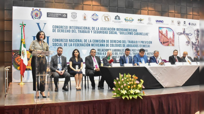 Congreso de Michoacán, comprometido con el nuevo sistema de justicia laboral: Adriana Hernández 
