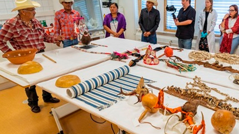 Gobierno de México recupera objetos rituales de la cultura yaqui ubicados en Suecia 