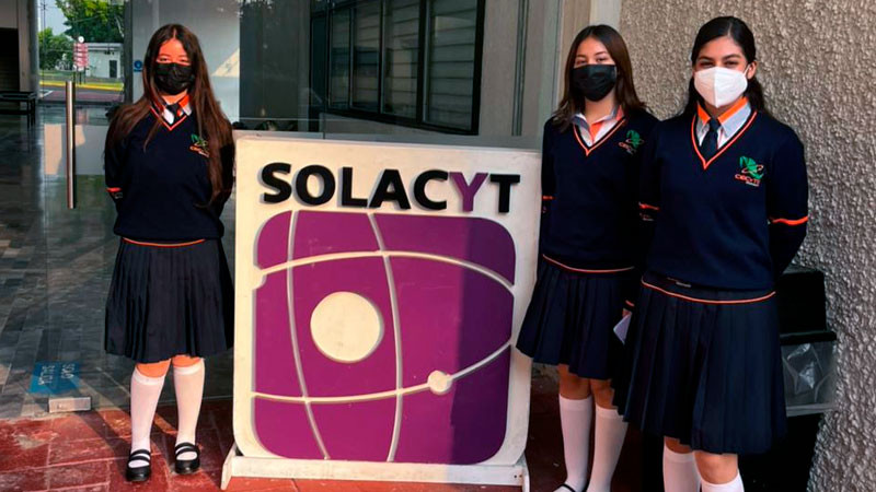 Estudiantes michoacanas participan en evento mundial de ciencia 