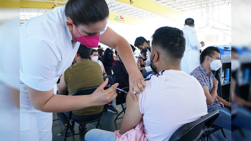Se han aplicado 7 millones de vacunas anti COVID-19 en Michoacán  