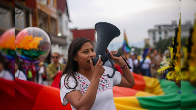 Primera marcha orgullo purépecha, logra traspasar calificativos