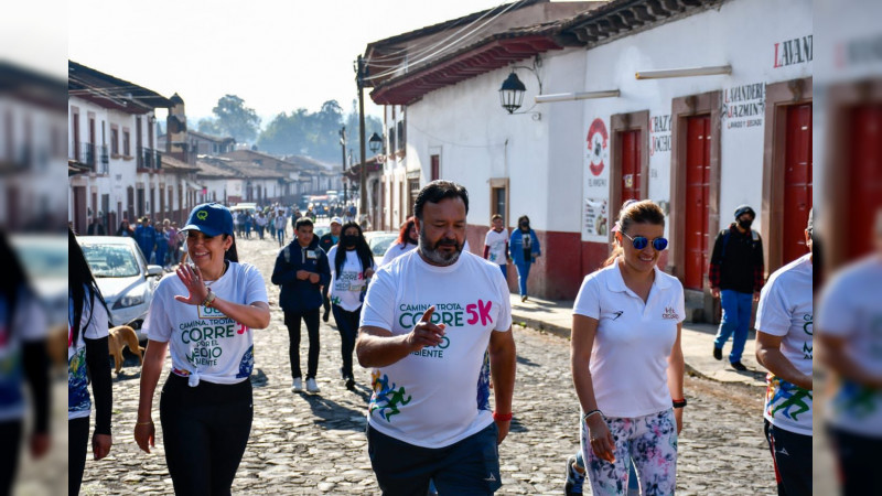 Supera convocatoria carrera “Camina, trota, corre por el medio ambiente” realizada por Ayuntamiento de Pátzcuaro 