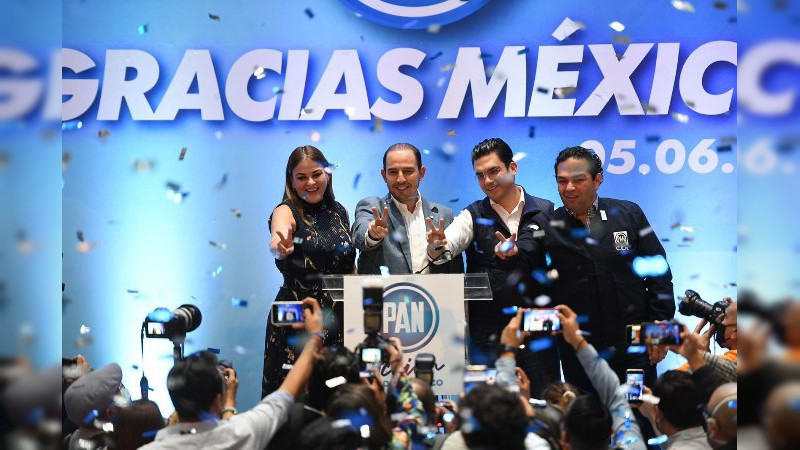 Marko Cortés se adelanta al PREP y anuncia triunfo en Aguascalientes, Durango y Tamaulipas 