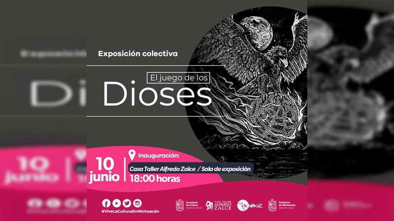  Inaugurarán la exposición "El Juego de los Dioses" en la Casa Taller Alfredo Zalce 