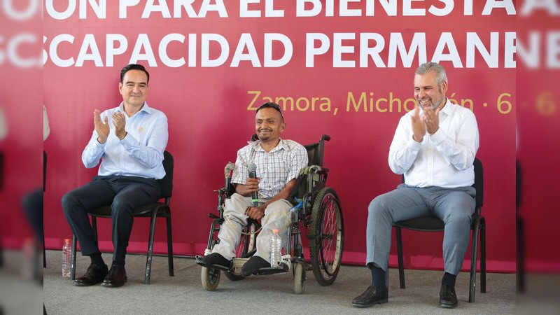Inicia en Michoacán programa de Bienestar para adultos con discapacidad 