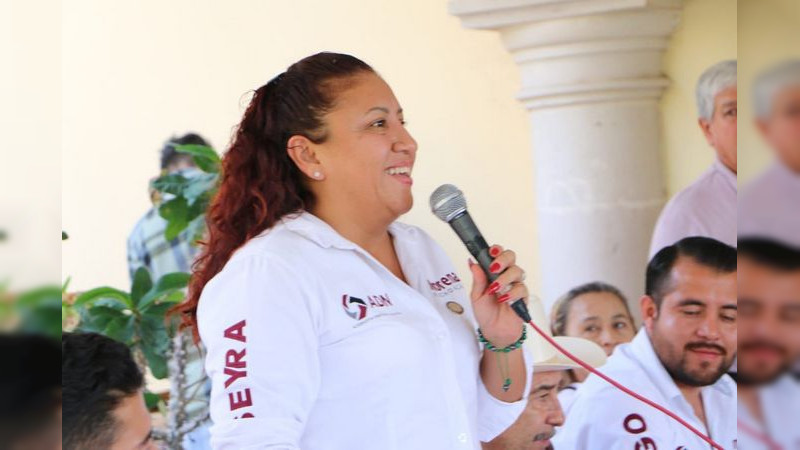 Michoacán avanza en el camino de la recuperación de la seguridad: Seyra Alemán 