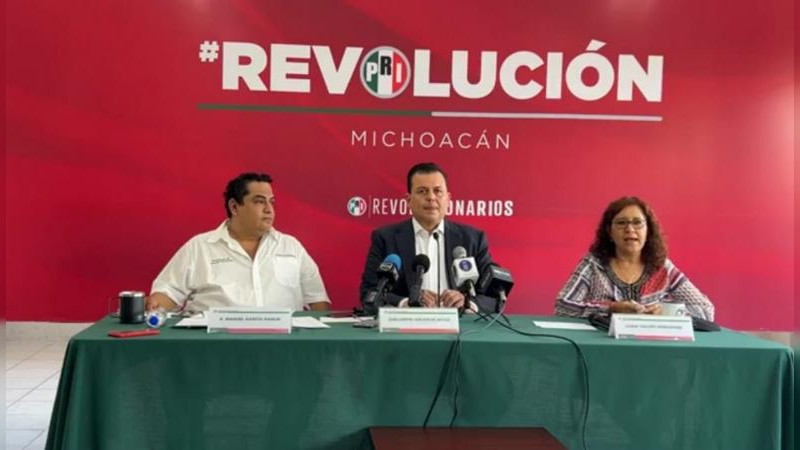 PRI Michoacán no permitirá imposiciones para el 2024: Memo Valencia  