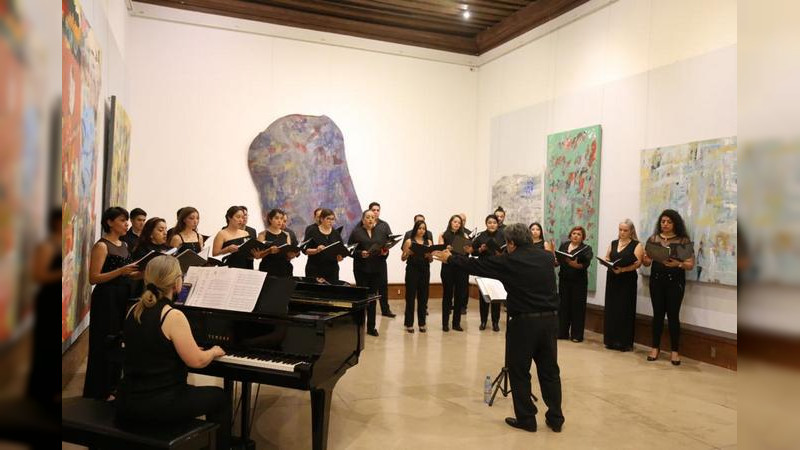 Continúan los conciertos del coro de la SECUM, ahora en la Casa Taller Alfredo Zalce   
