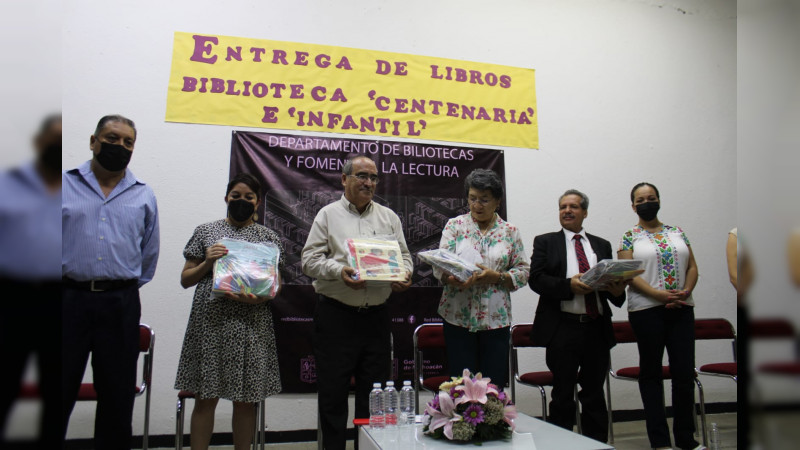 SEE fortalece acervo de 30 bibliotecas públicas en Michoacán