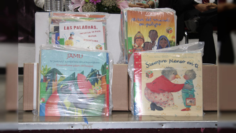 SEE fortalece acervo de 30 bibliotecas públicas en Michoacán