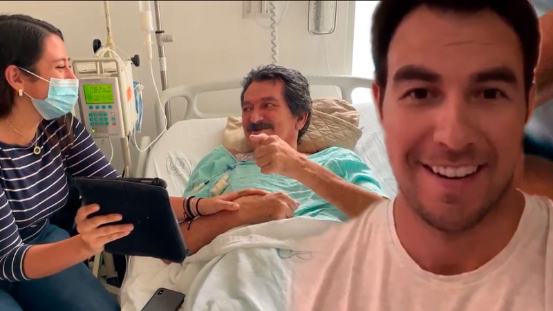 “Checo” Pérez sorprende a fan hospitalizado; le manda mensaje para animarlo 