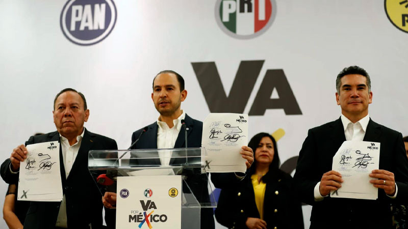 Coalición Va por México acuerda “moratoria constitucional” para impedir reformas de AMLO 