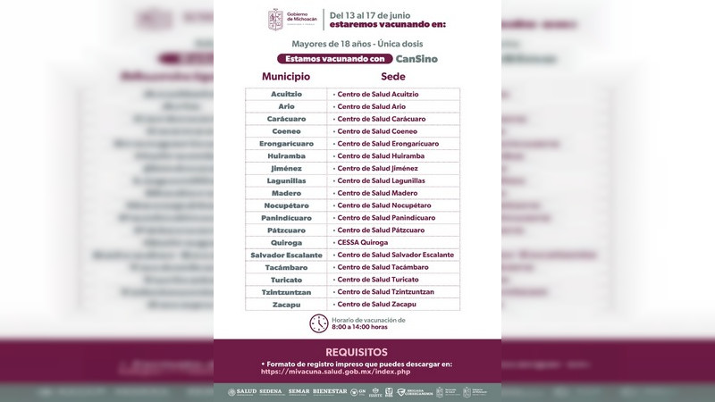 Exhorta SSM a población rezagada a vacunarse contra el COVID-19