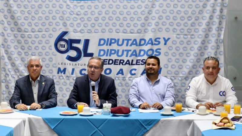 Demandan diputados federales del PAN cambios en el gabinete del Gobierno de Michoacán  